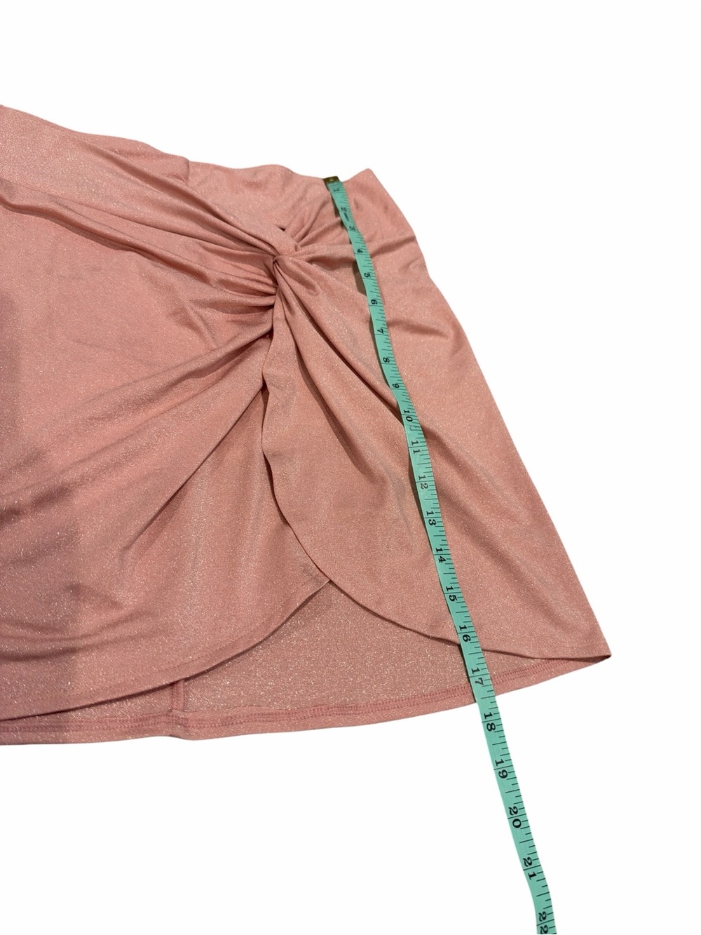 Shade & Shore Pink Sparkle Twist Skirt Cover Up - Picture 7 of 13